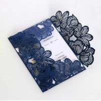 Pocket Invitation Wedding Card Design Laser Cut Business Invitation Wholesale